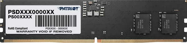 Barrette mémoire 32Go DIMM DDR5 Patriot Signature Line 5600MHz (Noir)