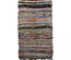 Tapis berbère noué main en tissu recyclé BOUCHAROUITE BF