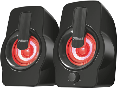 Enceintes Trust Gemi RGB Led USB (Noir)