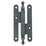 Paumelle à vase rustique 140x55mm droite acier poli - BROS - 16ARD1451