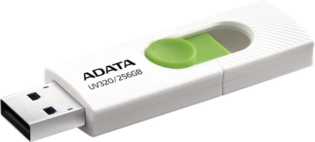 Clé USB 3.2 Adata UV320 - 256Go (Blanc/Vert)