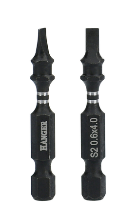 Embouts impact 1/4'' fente 75 x 4mm - HANGER - 134081