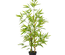 Bambou artificiel hauteur 1,2 m 369 feuilles & lichen denses réalistes pot inclus noir