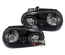 PHARES FEUX AVANTS FOND NOIR PACK SPORT POUR VOLKSWAGEN VW GOLF 4 (10743)