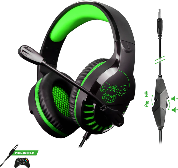 Casque Gamer filaire Spirit of Gamer Pro H3 Xbox Edition (Noir/Vert)