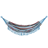 Hamac de voyage portable style hippie chic coton polyester multicolore