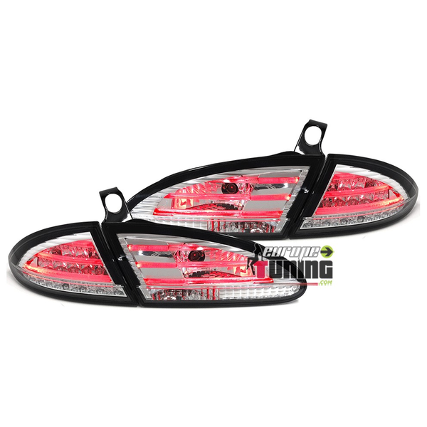 2 FEUX SILVER / CHROME A LEDS SEAT LEON 1P 2005-2009 (04660)