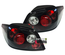 2 FEUX TUNING LEXUS NOIRS PEUGEOT 307 BERLINE PHASE 1 2001-2005 (03390)