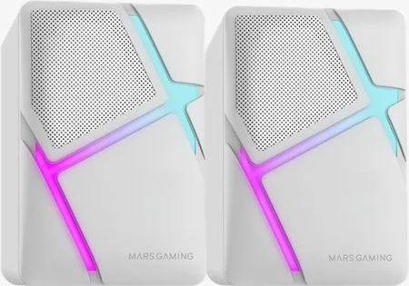 Enceintes Mars Gaming MS-H RGB (Blanc)