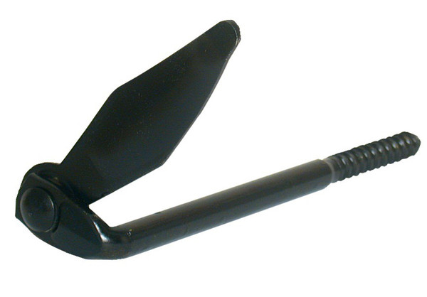 Tourniquet marseillais à vis bois 10x130mm cataphorèse noir - TORBEL - 9410134