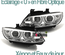 PHARES FEUX CELIS LEDS EN U BMW SERIE 3 E92 & E93 PHASES 1 AU XENON COUPE CABRIOLET (04760)