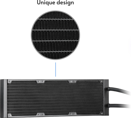 Kit Watercooling AIO Chieftec Iceberg Dark RGB - 360mm (Noir)