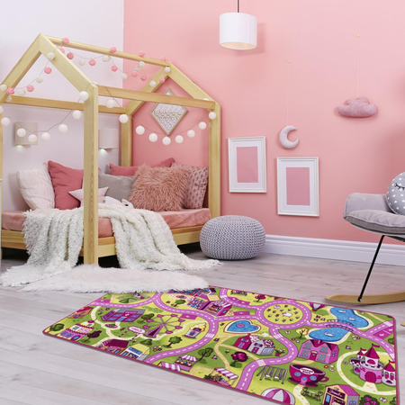 Tapis enfant PINKROAD 2 tufté