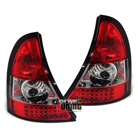 FEUX ROUGES A LED POUR RENAULT CLIO 2 / CLIO B / CLIO CAMPUS 2001-2012 (04207)
