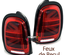 FEUX ARRIERES ROUGES LED SEQUENTIELS UNION JACK MINI COOPER F55 F56 F57 (05638)