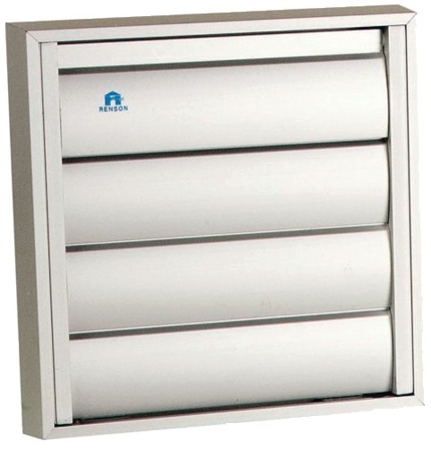 Grille de hotte 210x210mm aluminium blanc RAL9010 - RENSON - 9071