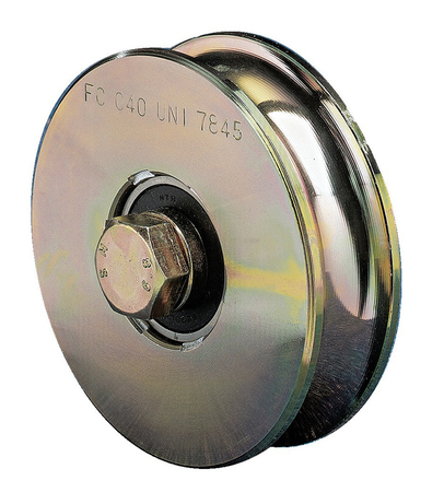 Roue gorge ronde 2 roulements 140mm R20 - COMUNELLO - 315-140