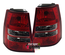 2 FEUX ARRIERES LISSES ROUGES POUR VOLKSWAGEN VW BORA & GOLF 4 BREAK (10751)