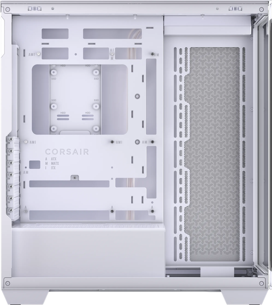 Boitier Moyen Tour E-ATX Corsair 3500X avec panneaux vitrés (Blanc)