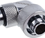 Raccord rotatif coudé à compression pour Tube Ø16mm - G1/4 Alphacool Eiszapfen (Argent)