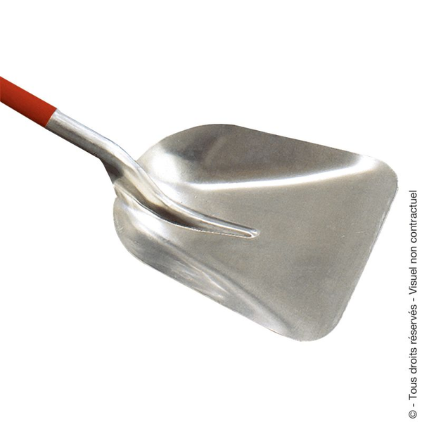 Pelle à neige en aluminium avec manche en bois 130cm - MERMIER - 575133