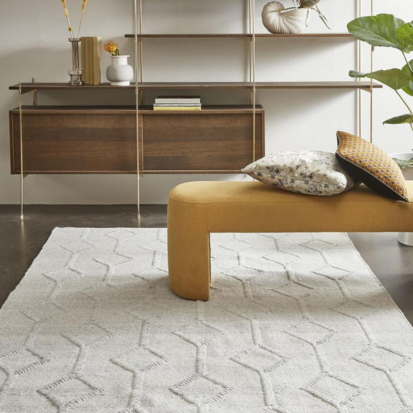 Tapis salon tissé main en pvc MOMRE 4 Care&Fair