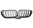 GRILLES CALANDRES SPORT NOIRES DOUBLE AILETTES BMW X3 E83 2006-2010 (04828)