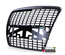 GRILLE CALANDRE SPORT NOIR BRILLANT LOOK S-LIGNE AUDI A6 C6 2004-2008 (05327)