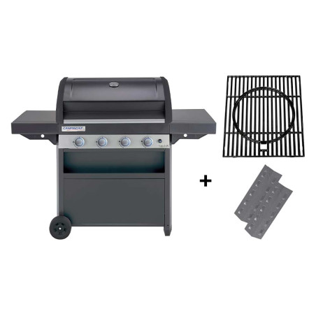 Pack Barbecue gaz Class 4 BLD + Kit culinary + 2 tentes - Campingaz
