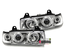 PHARES FEUX AVANTS ANGEL EYES ANNEAUX LED BMW SERIE 3 E36 BERLINE TOURING (11947)