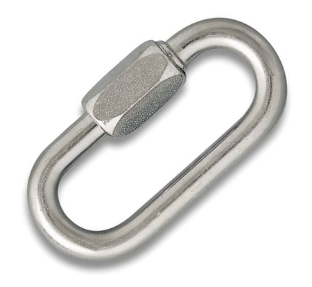 Maillon de jonction en acier zingué 10mm 1100kg - CHAPUIS - 740/10