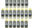 Lot de 20 Bougies Neuvaine de Sainte Bernadette 17,5cm