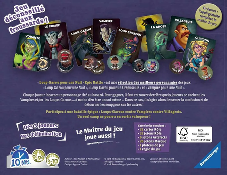 Jeu - Loup-Garou pour une Nuit : Epic Battle