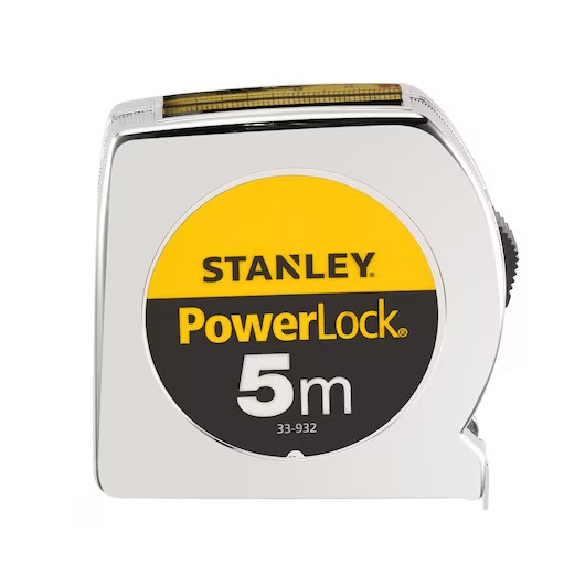 Mètre ruban Powerlock 5mx19mm lecture directe - STANLEY - 0-33-932