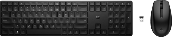 Pack 2en1 (Clavier/Souris) sans fil HP 655 (Noir)
