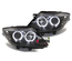 PHARES FEUX AVANTS NOIRS ANNEAUX ANGEL EYES LED BMW Z4 (00734)