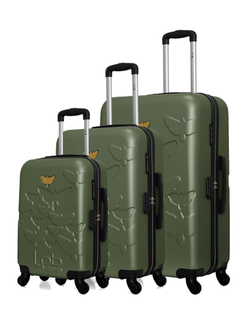 LPB LUGGAGE - Set de 3 Valises AELYS 75 cm 4 Roues