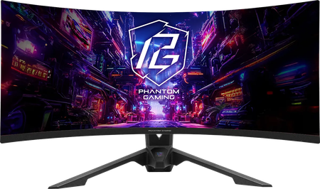 Ecran incurvé 34" ASRock Phantom Gaming PG34QRT3A WQHD 180Hz (Noir)