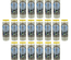 Lot de 20 Bougies Neuvaine Notre Dame de Fatima 17,5cm