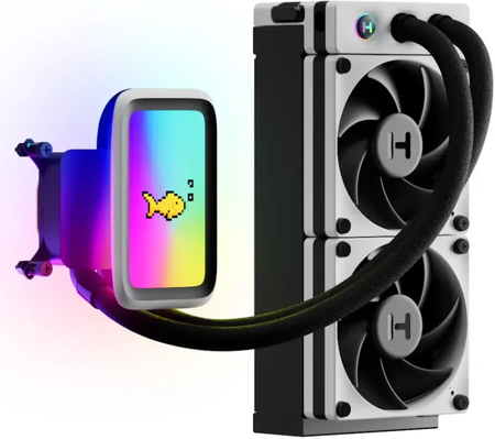 Kit Watercooling AIO Hyte Thicc Q60 - 240mm (Noir/Blanc)