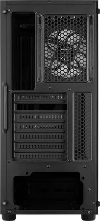 Boitier Moyen Tour ATX AeroCool Menace Saturn F RGB avec panneau vitré (Noir)