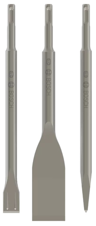 Set de 3 burins SDS Plus (BURIN+PIC+LARGE) - BOSCH - 2607019159