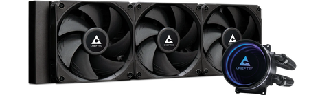 Kit Watercooling AIO Chieftec Iceberg Dark RGB - 360mm (Noir)