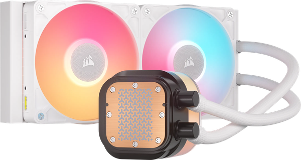 Kit Watercooling AIO Corsair iCue Link Titan RX LCD RGB - 240mm (Blanc)