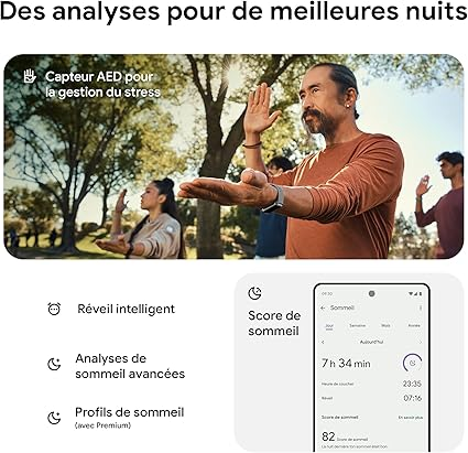 Google Fitbit Charge 6 – Bracelet d’Activité Connecté