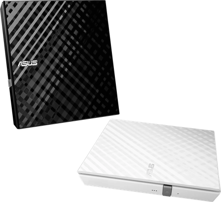 Graveur DVD externe slim Asus SDRW-08D2S-U Lite (Blanc)