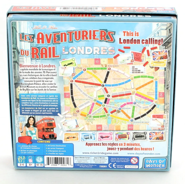 Jeu - Les Aventuriers du Rail : Londres