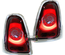 FEUX ROUGES LED RONDS CELIS POUR MINI COOPER R56 R57 2010-2015 LOOK F56 F57 (05426)
