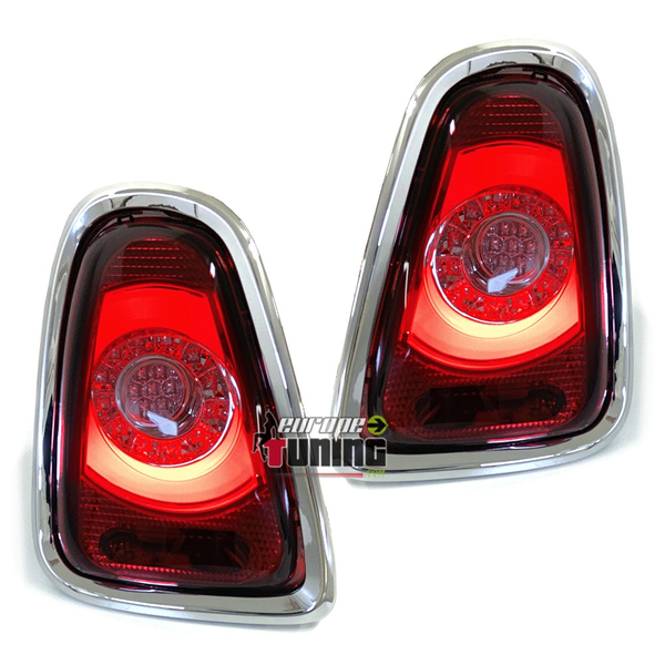 FEUX ROUGES LED RONDS CELIS POUR MINI COOPER R56 R57 2010-2015 LOOK F56 F57 (05426)