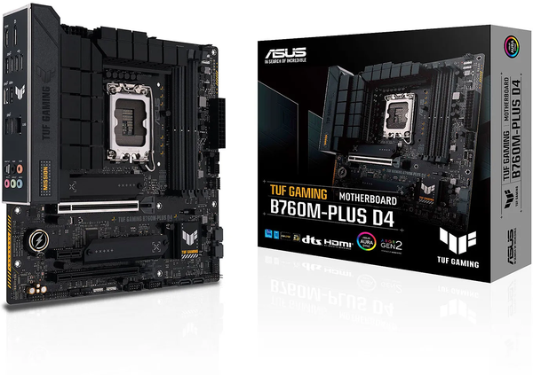 Carte Mère Asus Tuf Gaming B760M-Plus DDR4 (Intel LGA 1700) Micro ATX